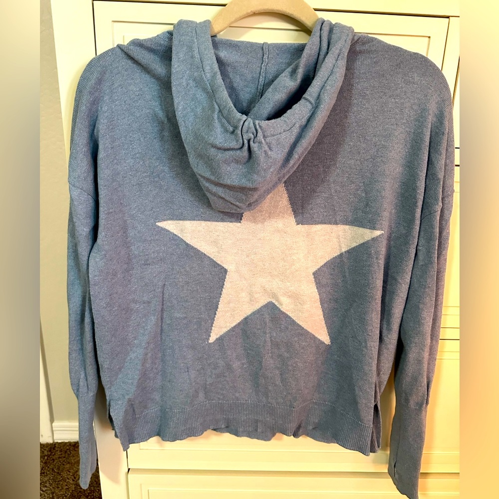 j.society S blue star hoodie